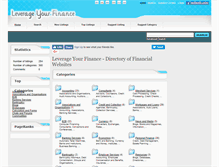 Tablet Screenshot of leverageyourfinance.com
